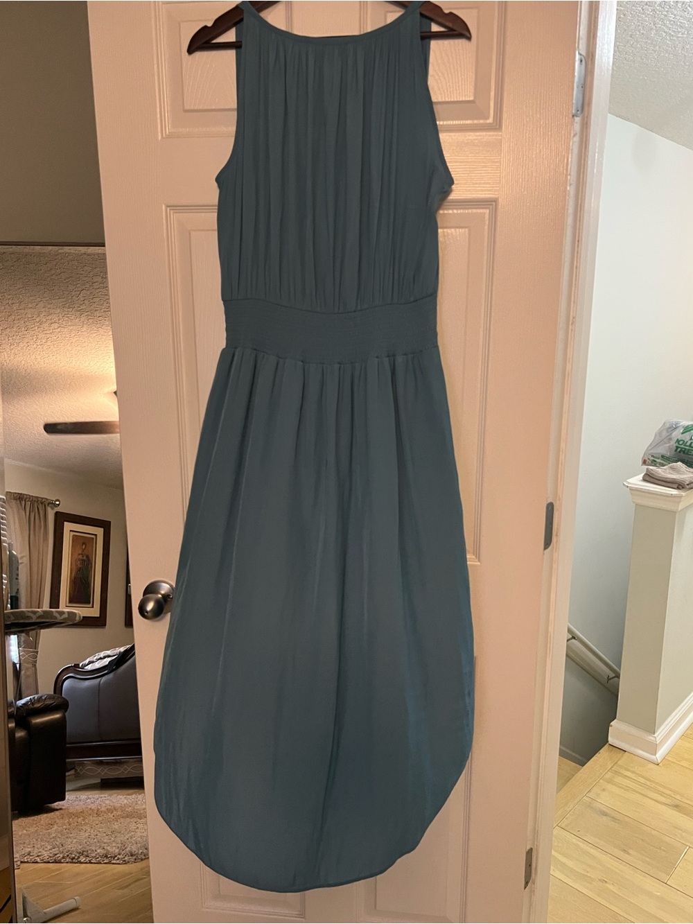 Philosophy Teal V-Neck Sleeveless Dress